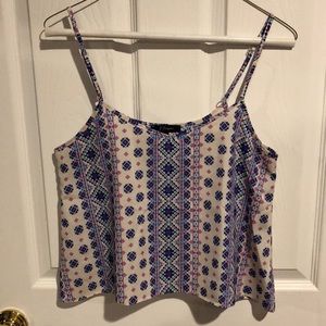 Tribal print summer tank top